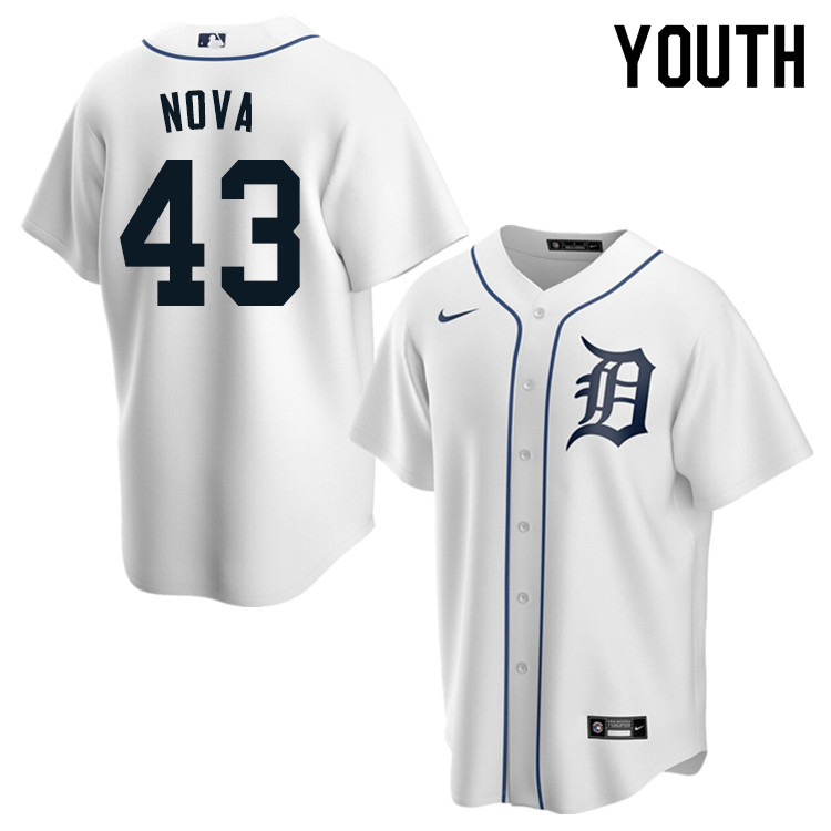 Nike Youth #43 Ivan Nova Detroit Tigers Baseball Jerseys Sale-White